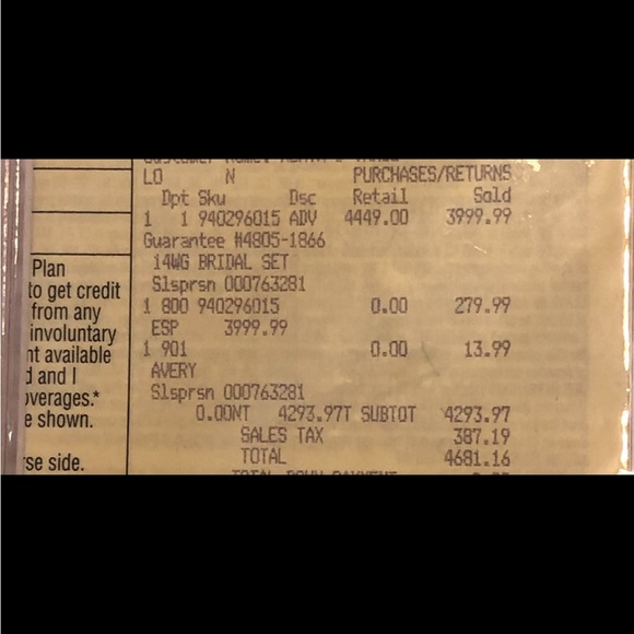 Neil Lane engagement ring, wedding band, and anniversary band. - Picture 6 of 15